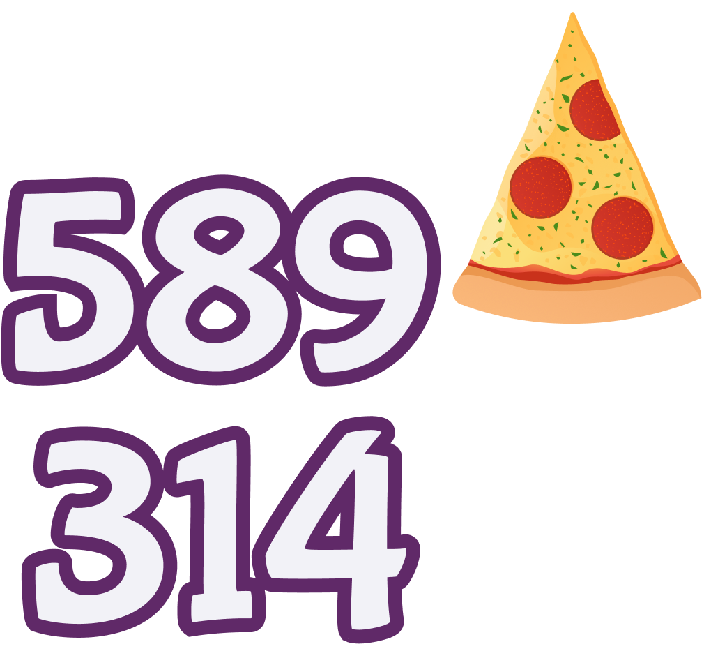 Resta de rebanadas de pizza paso 2